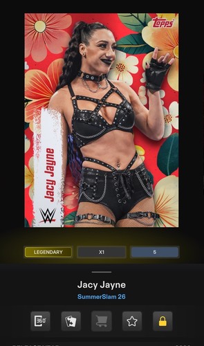Topps wwe slam jacy - topps,