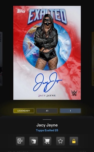 Topps wwe slam - wwe, jacy