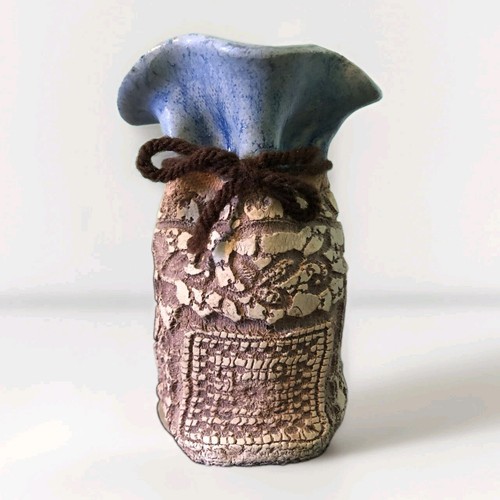 Blue heron pottery - heron,